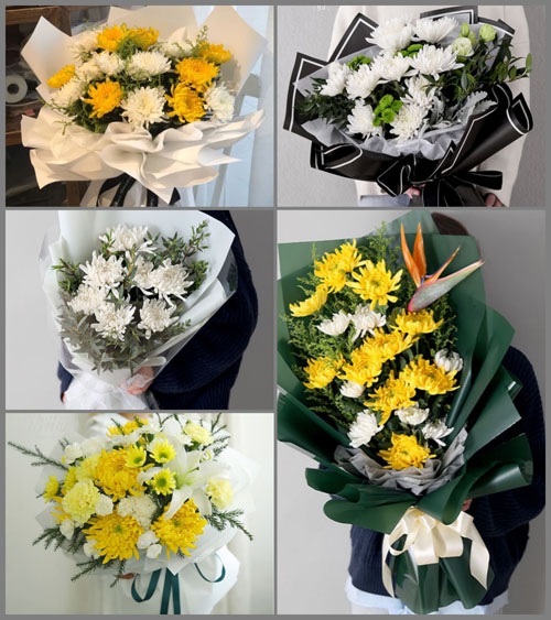 贵州铜仁市松桃县迓驾镇白事花束代送